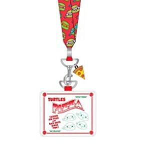 Loungefly TMNT PIZZA BOX LANYARD W/PU CARDHOLDER NWT